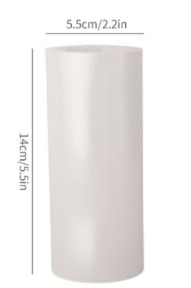 Rose Pillar Candle Mould (Long) CM166