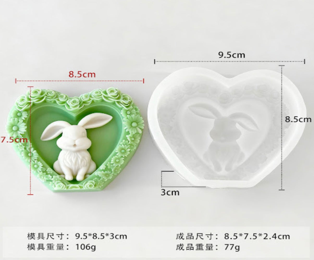 Heart Rabit Mould CM546