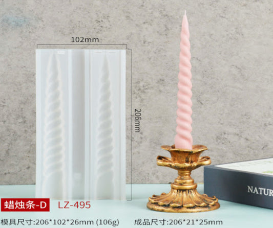 Pillar Candle Stick Mould CM516