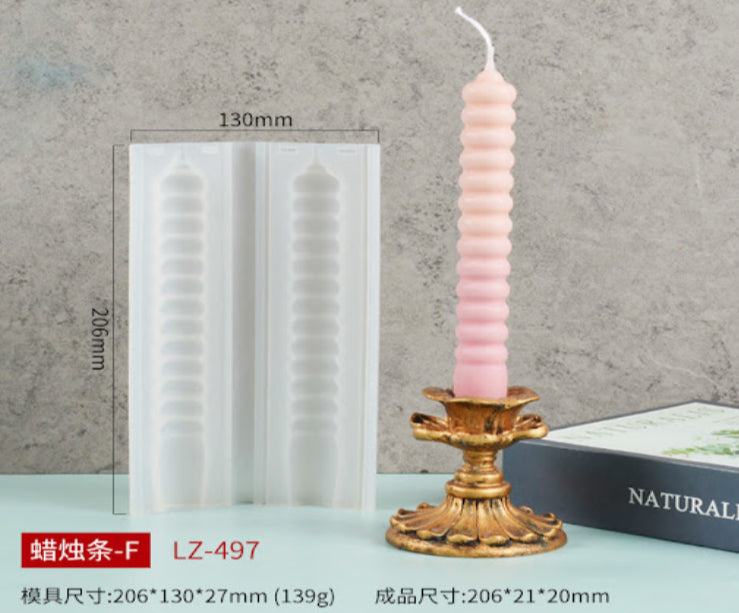 Pillar Candle Stick Mould CM513