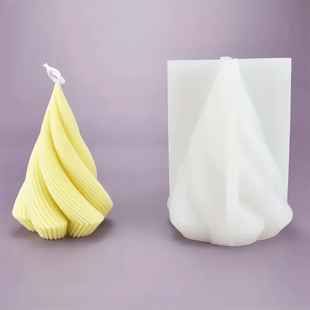 3D Spiral Tree Mould XMAS14