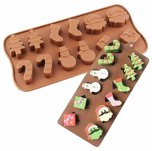 Christmas Mix Element Mould XMAS22