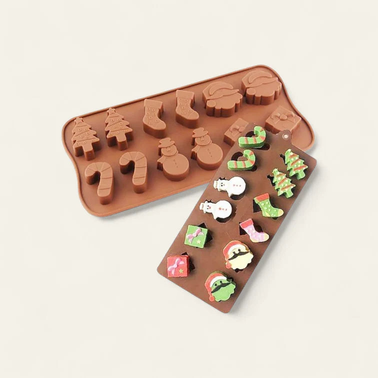 Christmas Mix Element Mould XMAS22