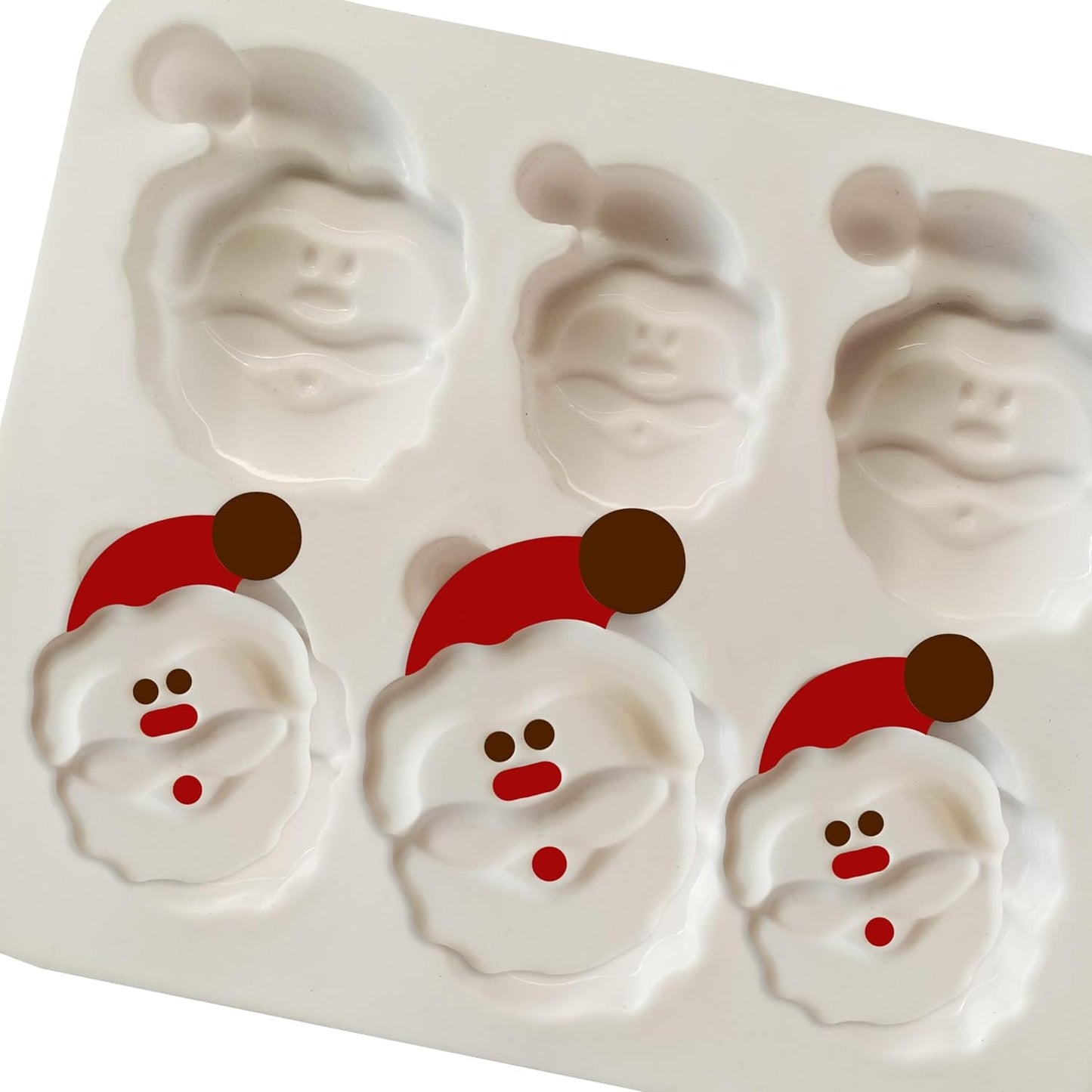 Santa Face Silicon Mould XMAS43