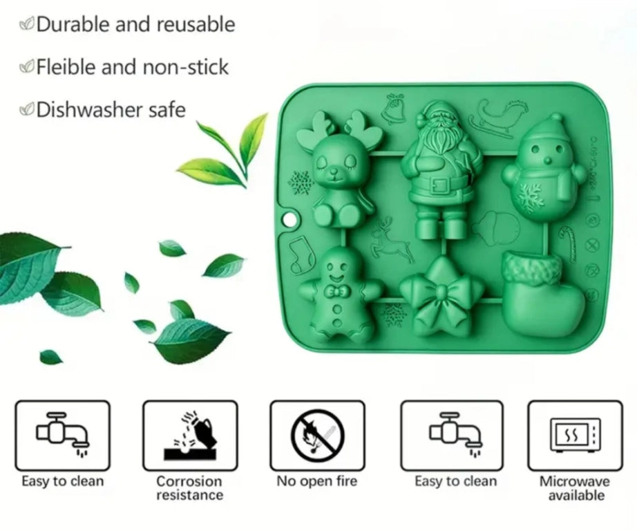 Christmas Silicon Mould XMAS45