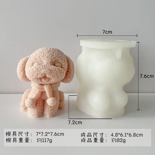 Scarf Dog Mould CM409