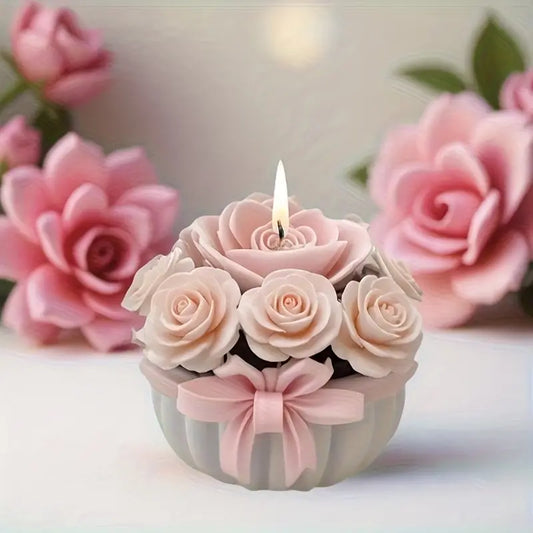 Rose Basket Mould CM413