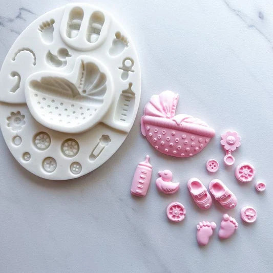 Baby Pram/ Baby Shower mold CM02