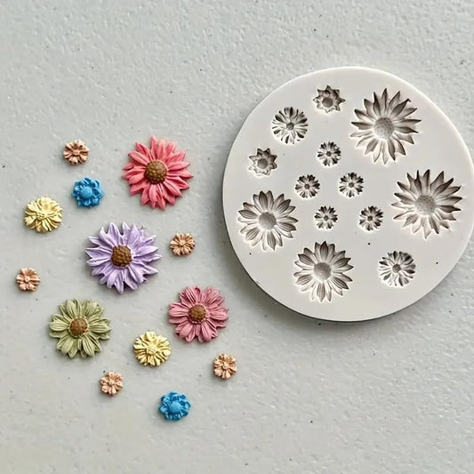 Daisy Flower Elements Mould CM27
