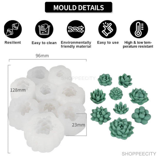 9 Succulent Mould CM495