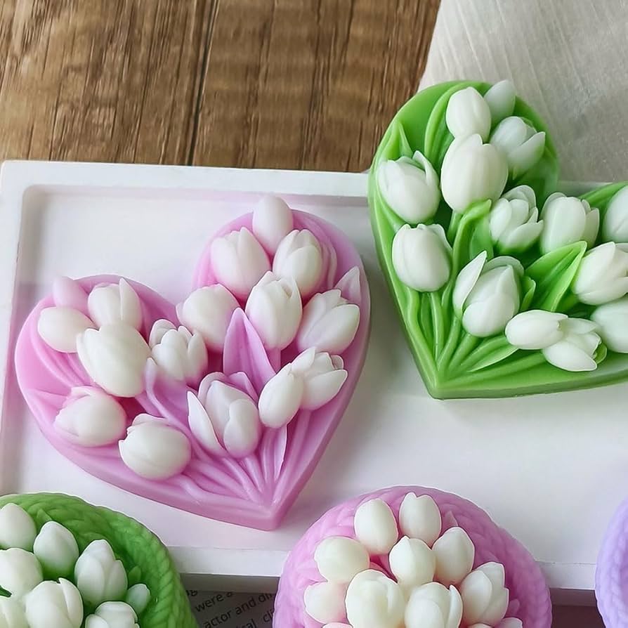 Heart Tulip Mould CM549