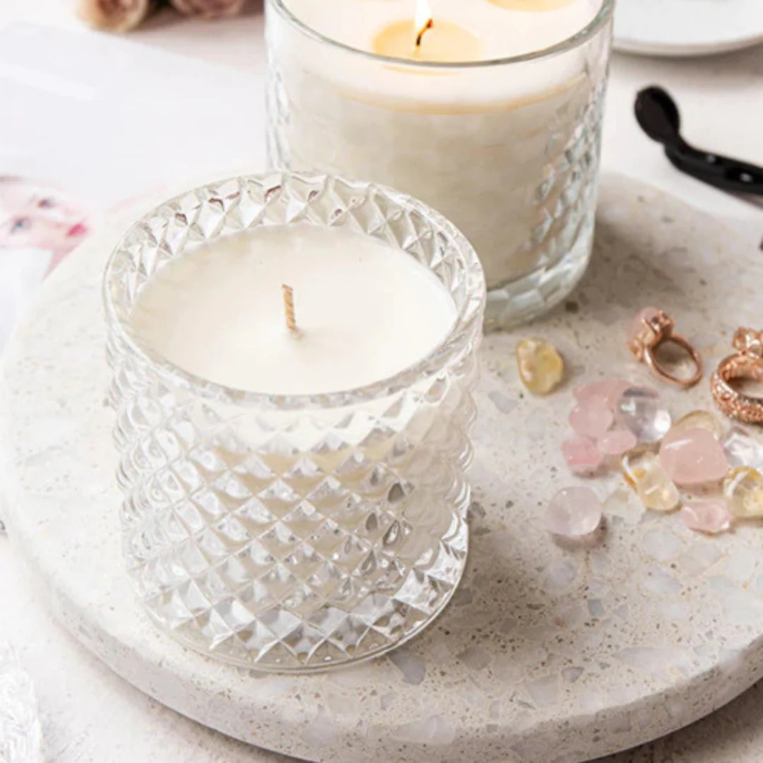 Princess Cut Crystal Candy Jar - GL01