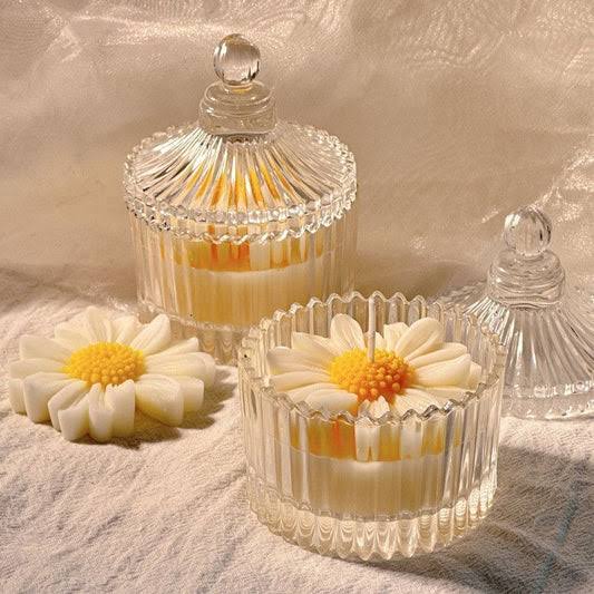 Diamond Cut Crystal Round Candy Jar  - GL02