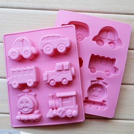 6 Car Shape Mould CM571