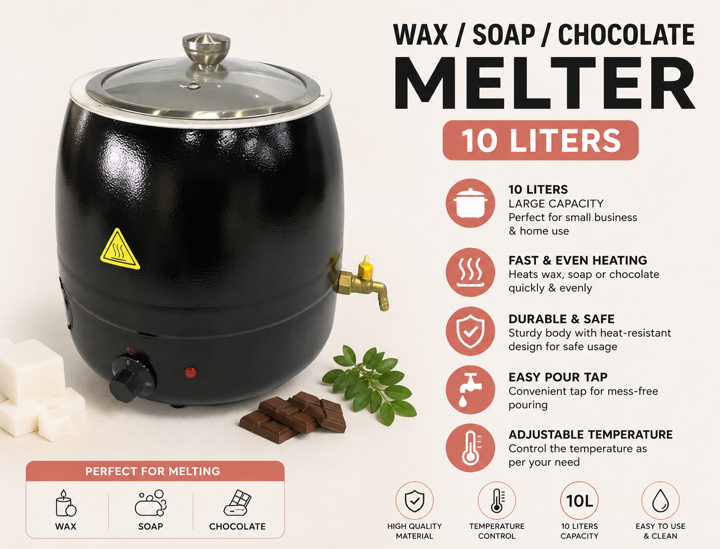 Wax Melter Premium 10 Liter