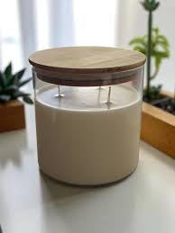 Clear Glass 500 ml with Wooden Lid - GL11