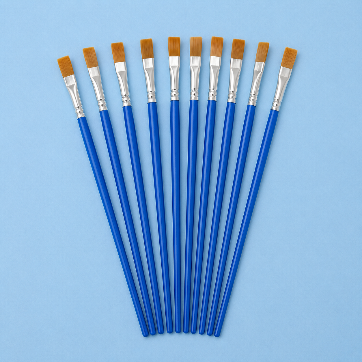 Flat Brush (Set of 10) ART16