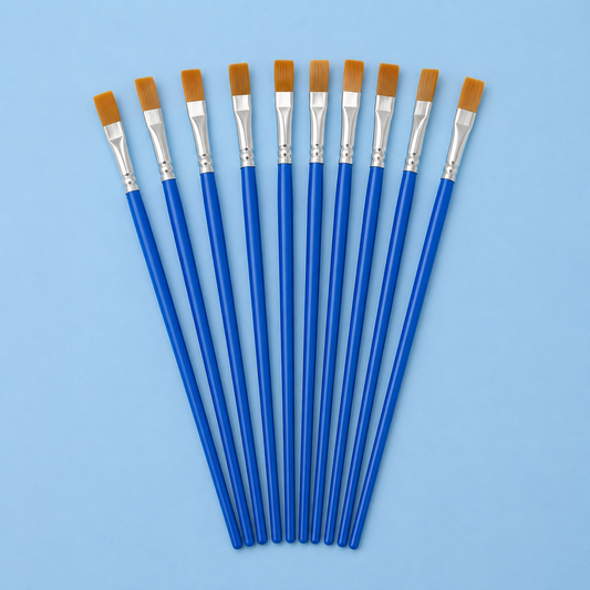 Flat Brush (Set of 10) ART16