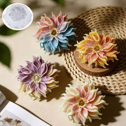 Ruffled Dahlia Mould CM613