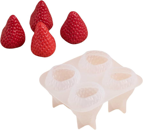Big Strawberry 4 cavity Mould CM480