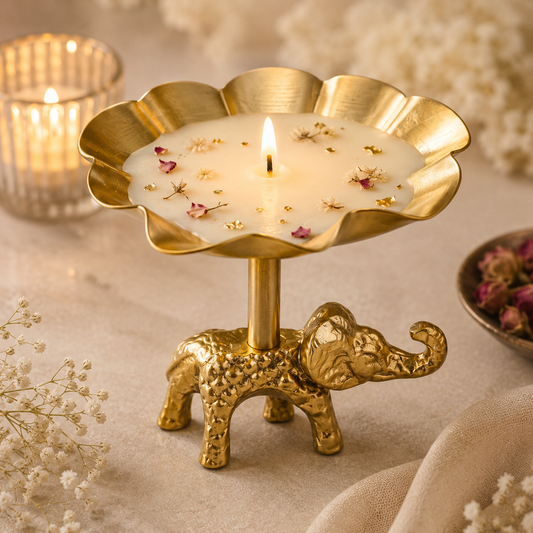 Elephant Metal Urli 4 inch - UD07