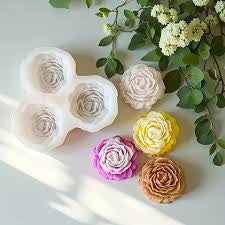 3 Peony Mould CM482
