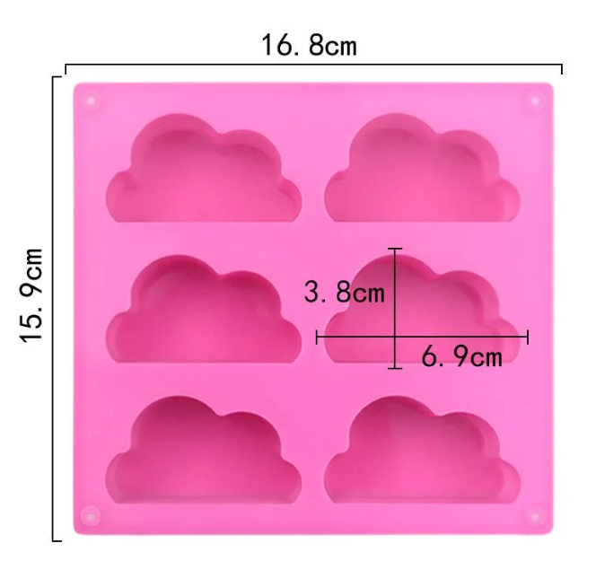 6 Cavity Cloud Mould CM225