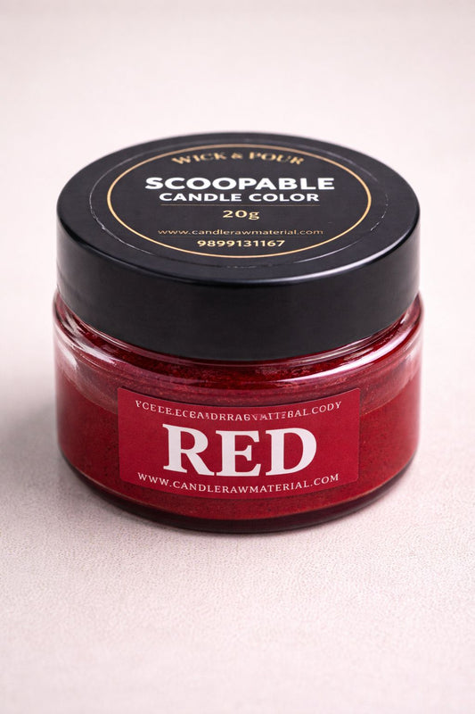 Scoopable Candle Color