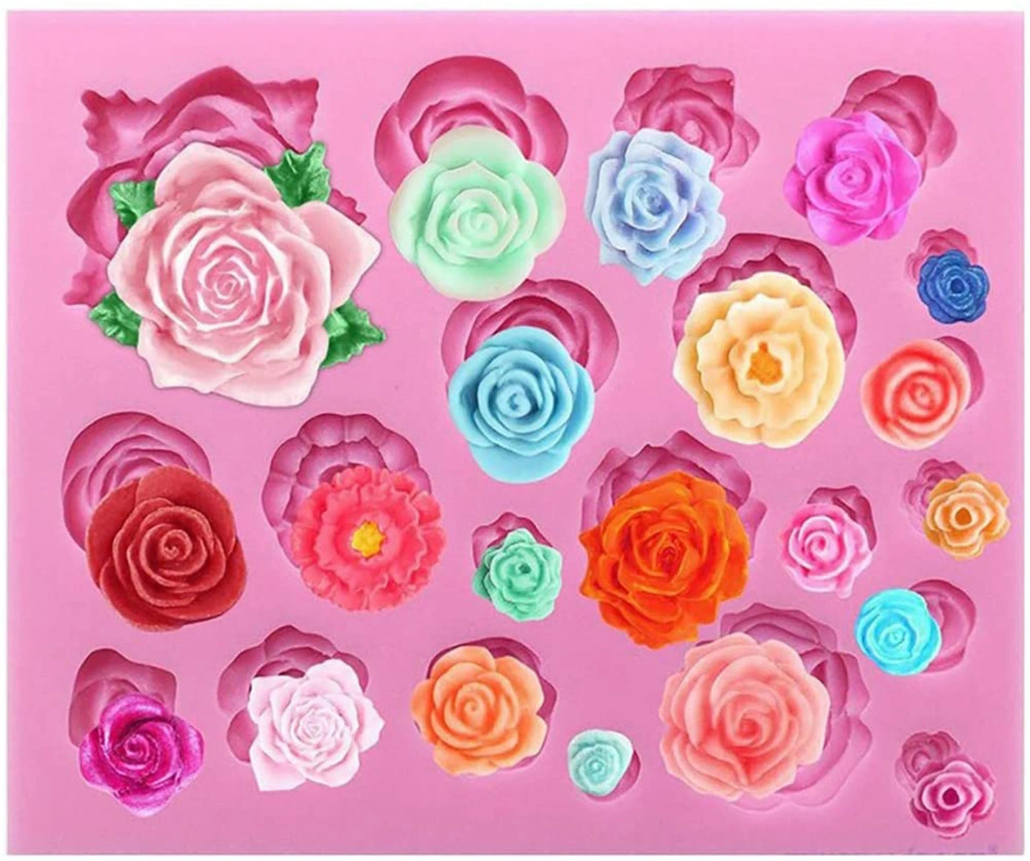 21 Pc Flower Mould CM78
