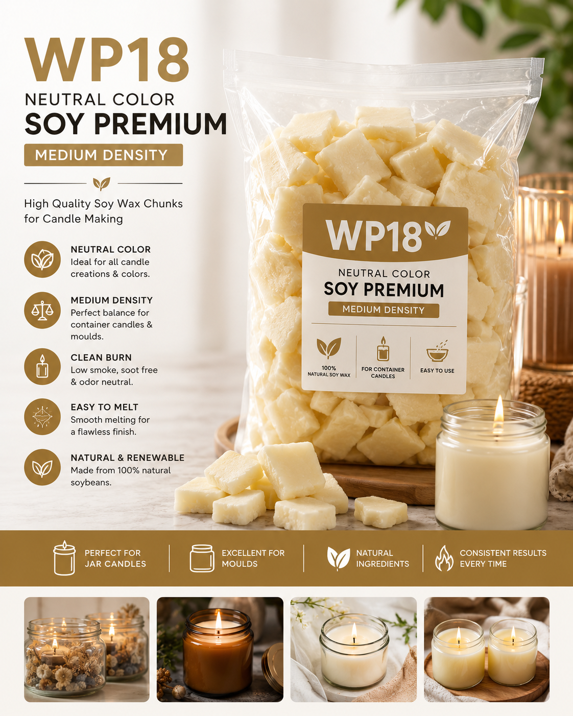 Soy Wax Premium Quality WP18